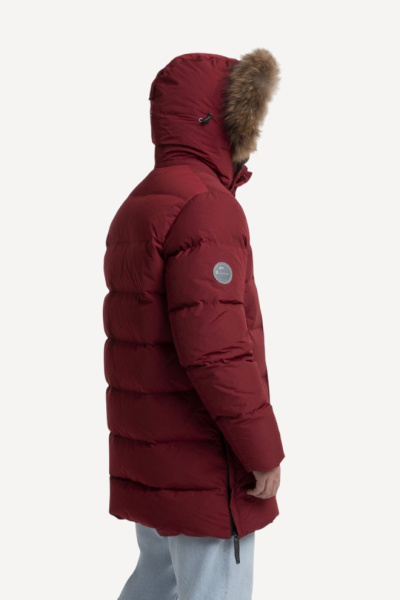 Пуховик Норман Nordic Goose ЧБК (Мужской; 50; Винный)